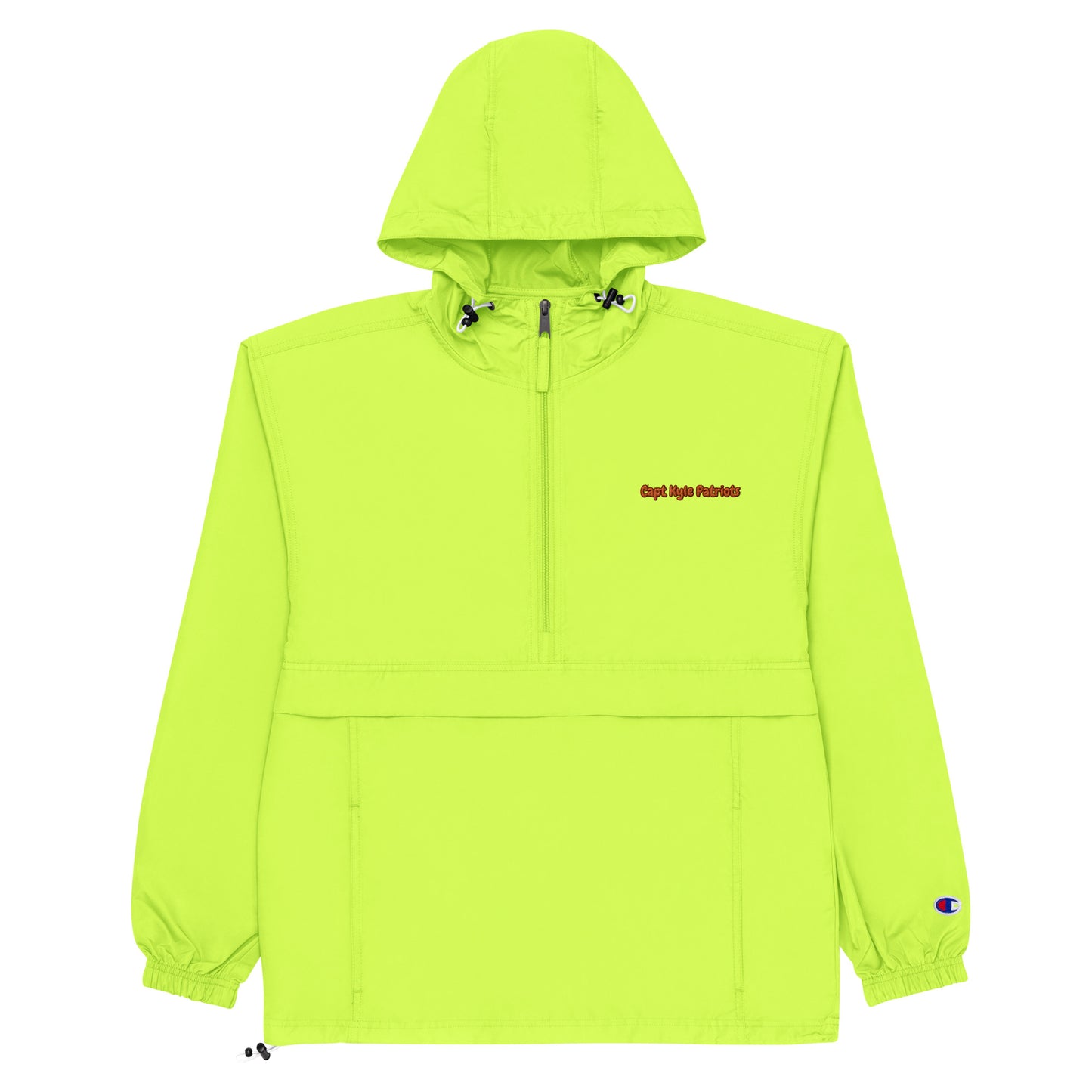 Capt Kyle Patriots Embroidered Champion Packable Jacket