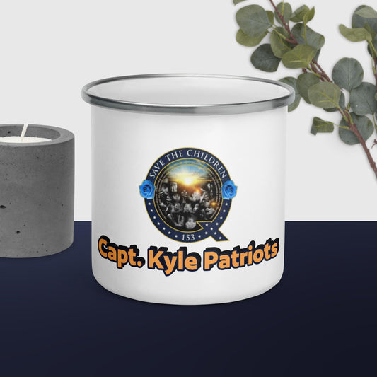 Capt Kyle Patriots Save The Children Enamel Mug