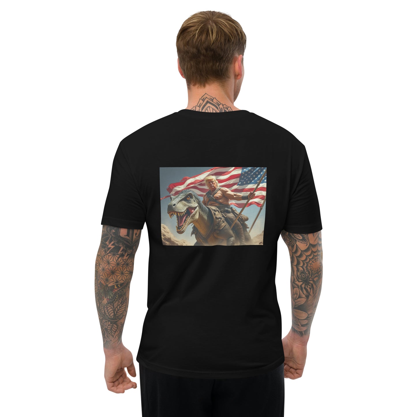 Capt Kyle Patriots Raptor Trump Short Sleeve Fitted T-shirt