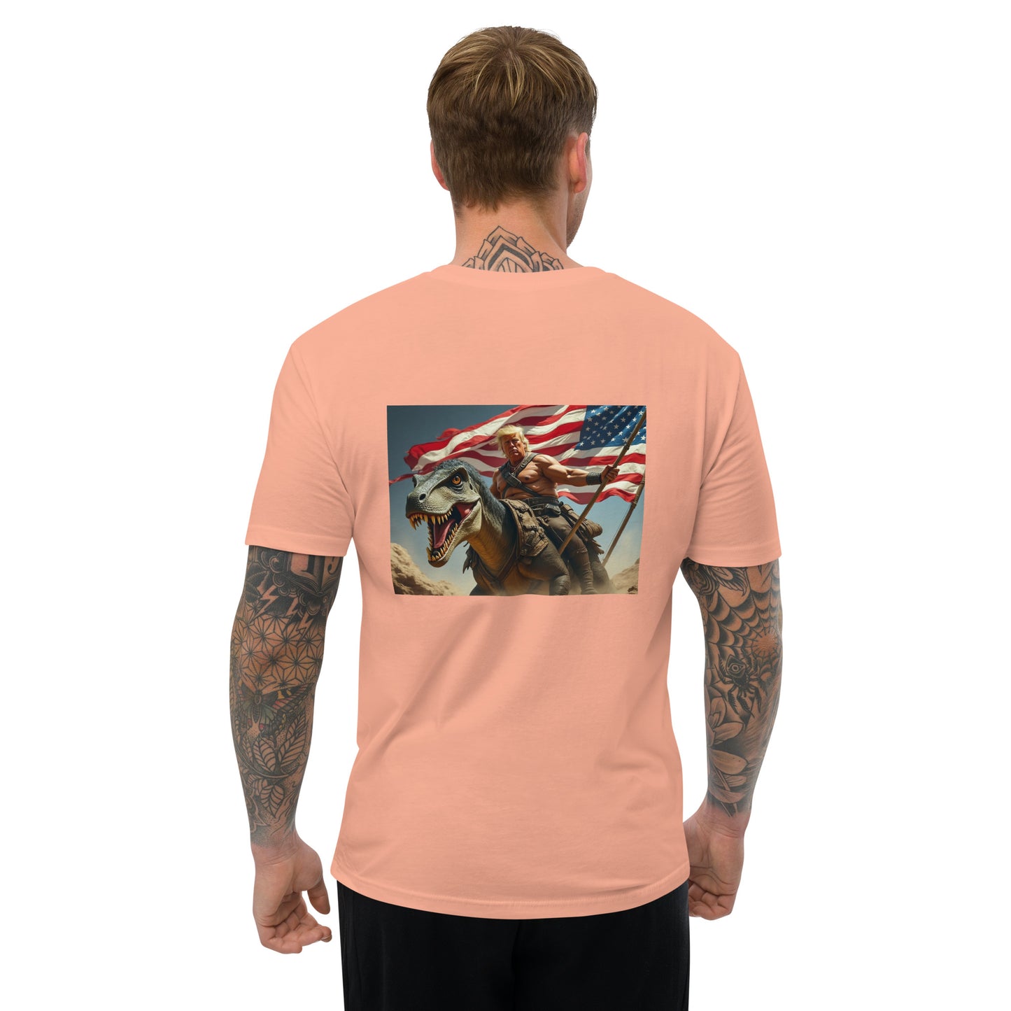 Capt Kyle Patriots Raptor Trump Short Sleeve Fitted T-shirt