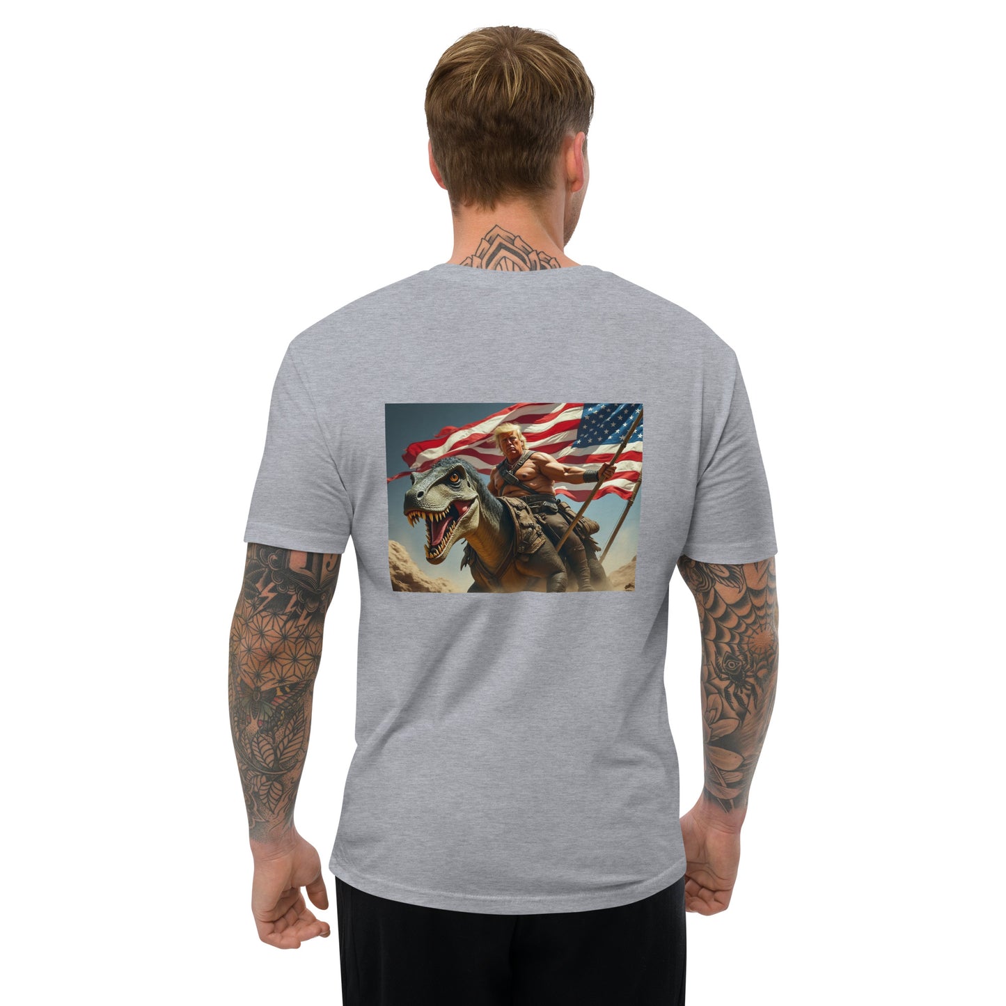 Capt Kyle Patriots Raptor Trump Short Sleeve Fitted T-shirt