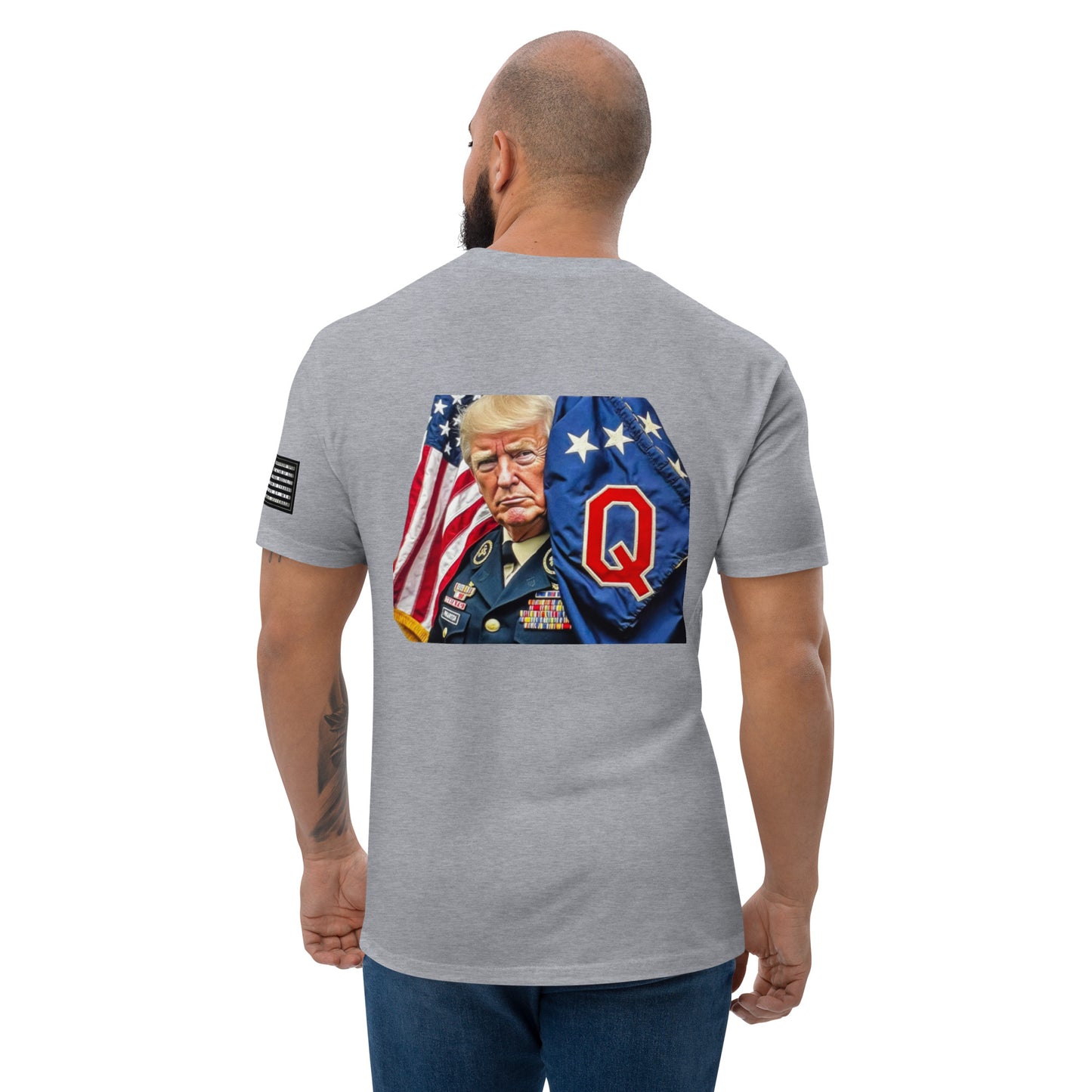 Capt Kyle Patriots CIC Trump Men's Fitted Short Sleeve T-shirt