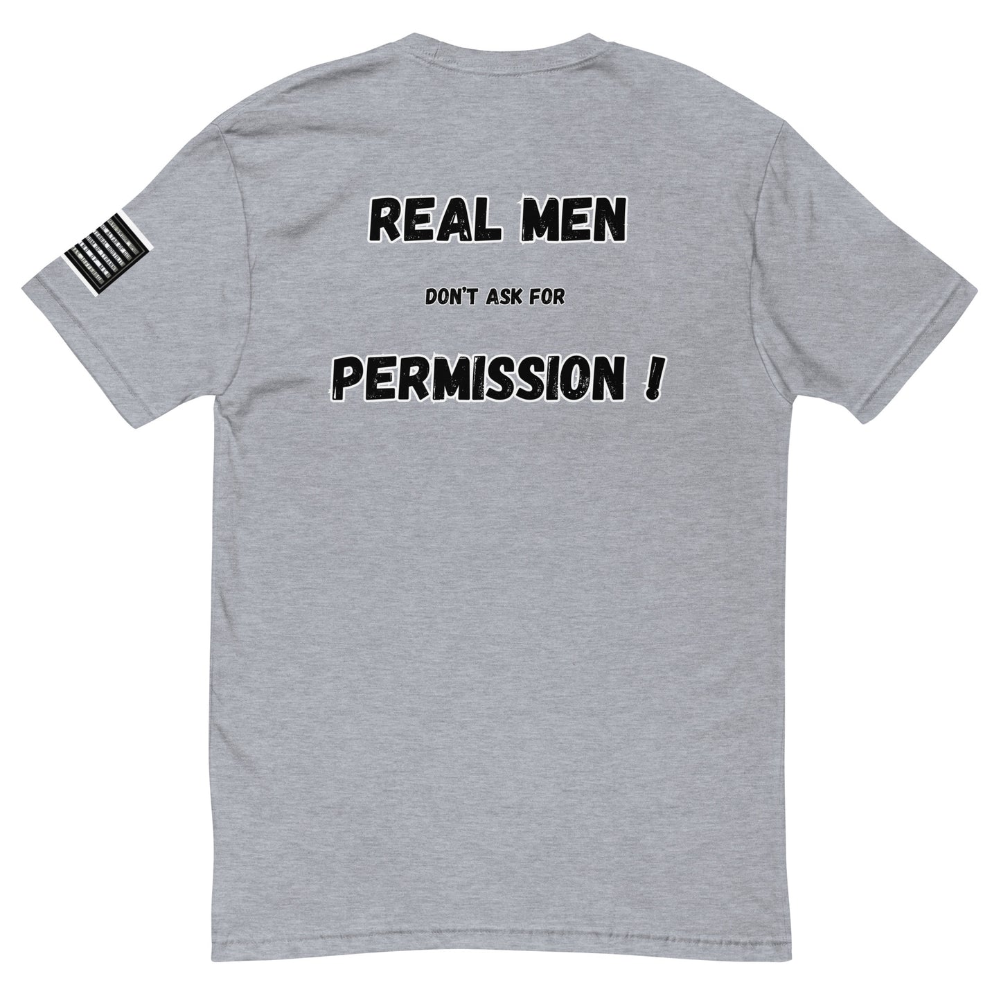 Capt Kyle Patriots Real Don't ask for Permission Fitted Short Sleeve T-shirt