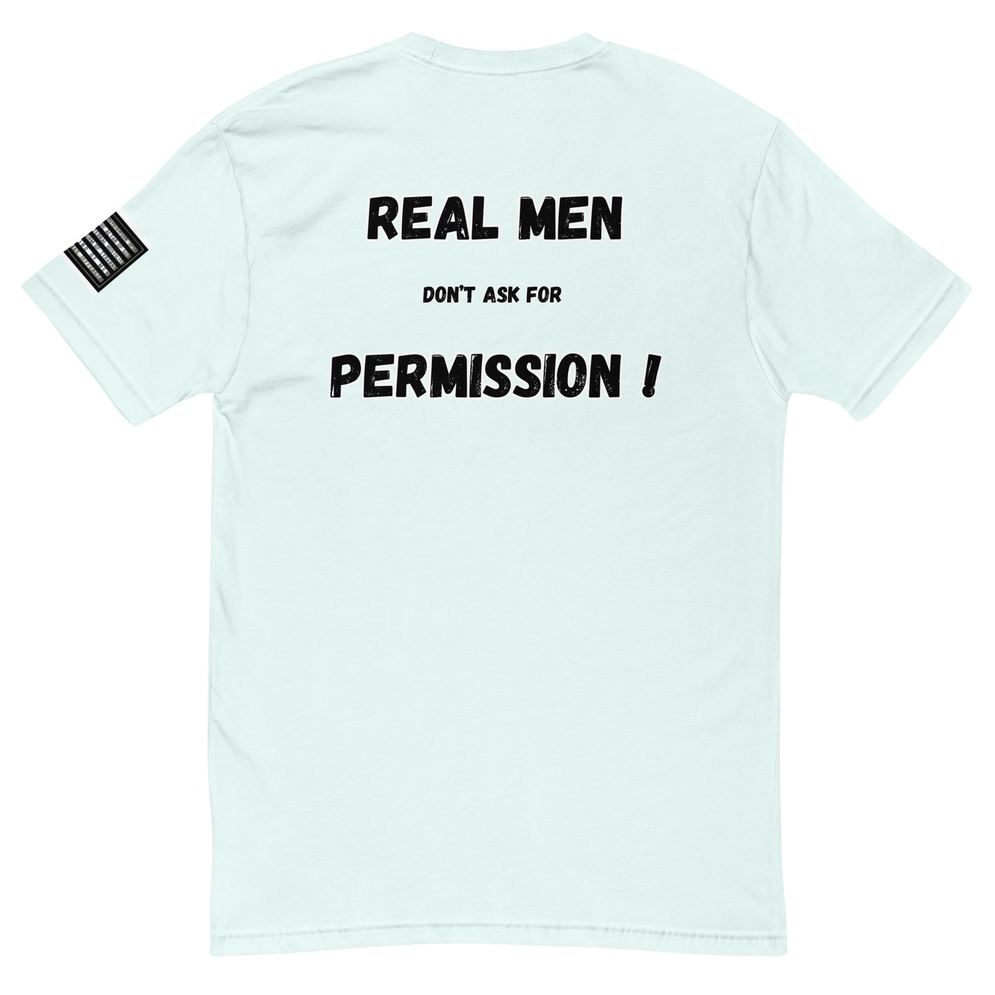 Capt Kyle Patriots Real Don't ask for Permission Fitted Short Sleeve T-shirt