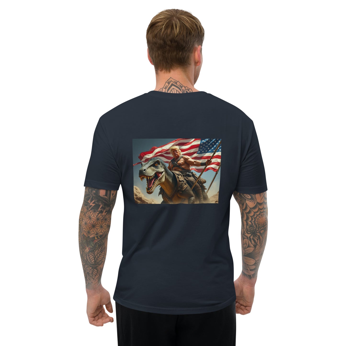 Capt Kyle Patriots Raptor Trump Short Sleeve Fitted T-shirt