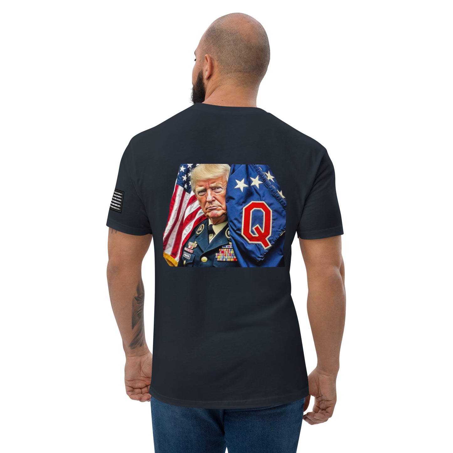 Capt Kyle Patriots CIC Trump Men's Fitted Short Sleeve T-shirt