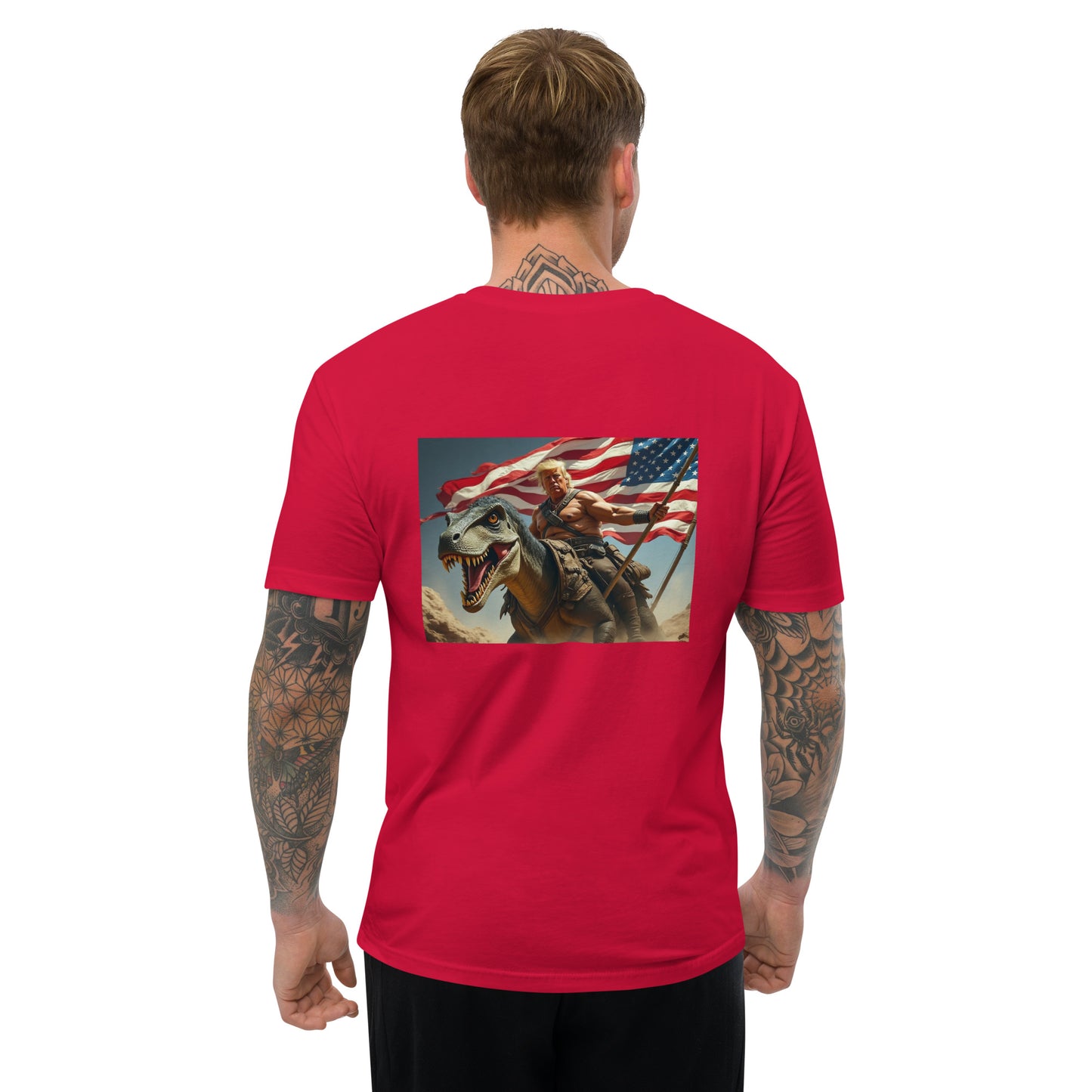 Capt Kyle Patriots Raptor Trump Short Sleeve Fitted T-shirt