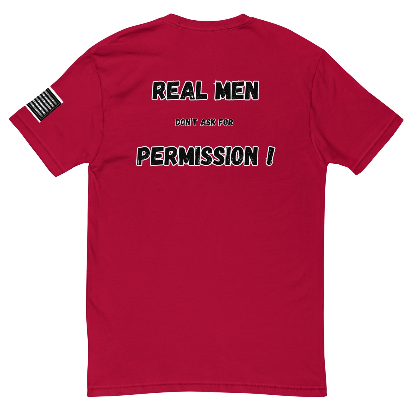 Capt Kyle Patriots Real Don't ask for Permission Fitted Short Sleeve T-shirt