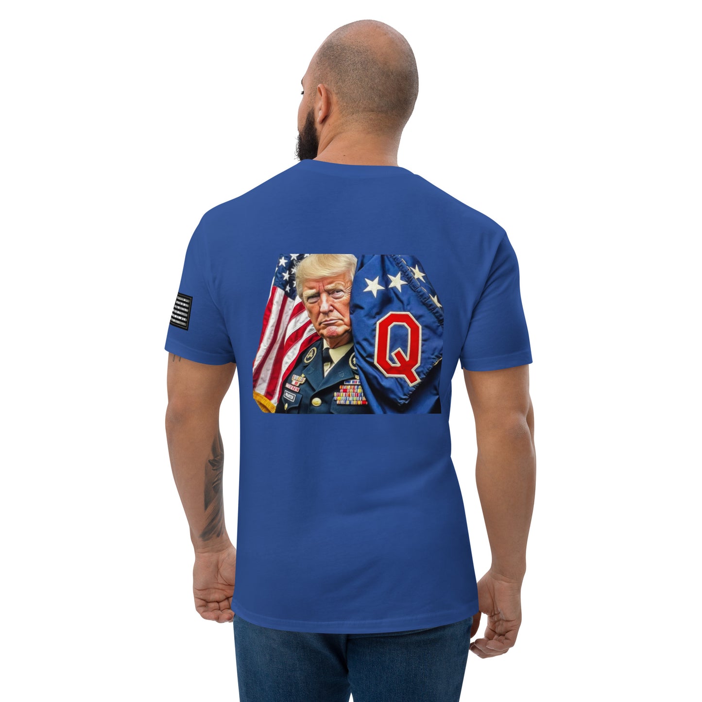 Capt Kyle Patriots CIC Trump Men's Fitted Short Sleeve T-shirt