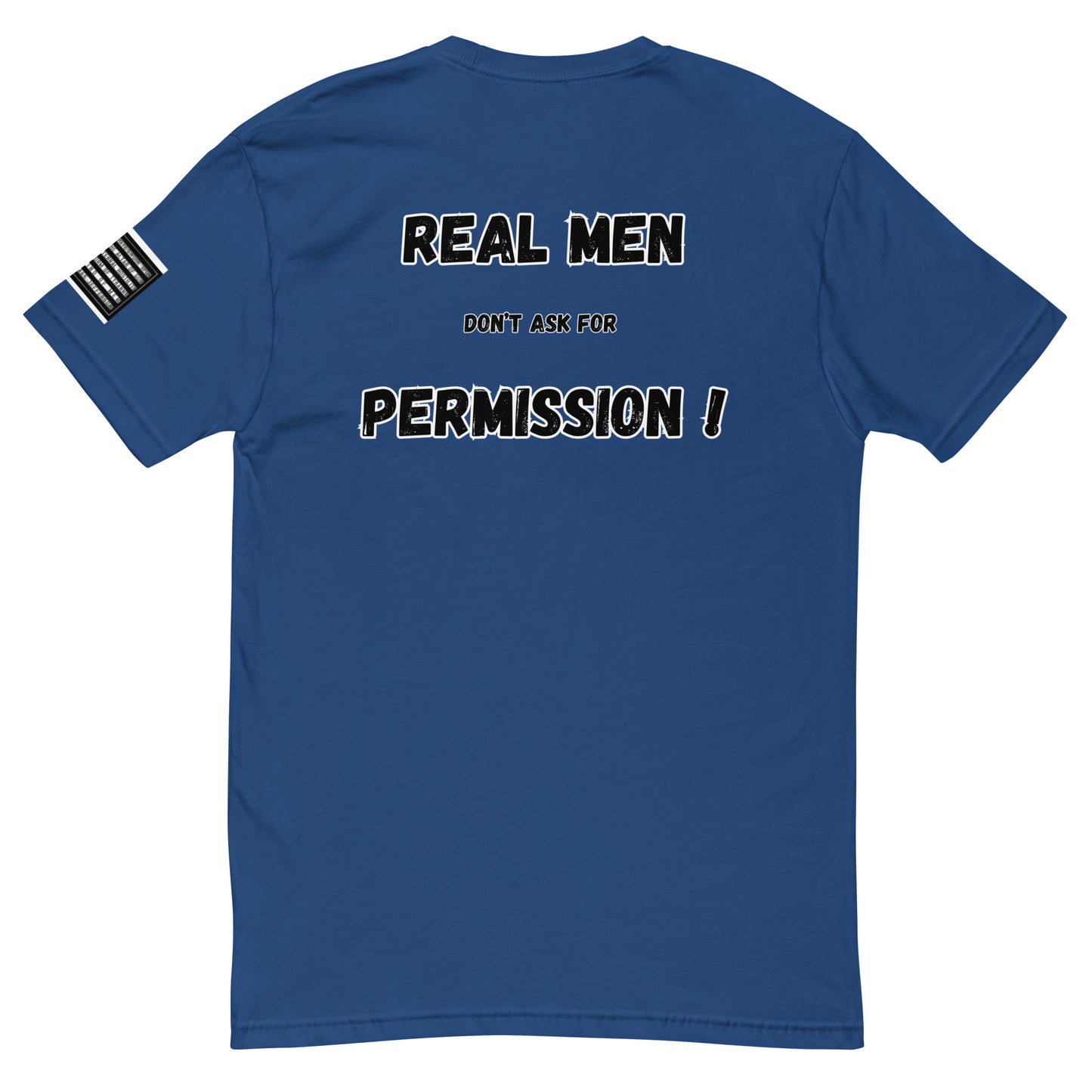 Capt Kyle Patriots Real Don't ask for Permission Fitted Short Sleeve T-shirt