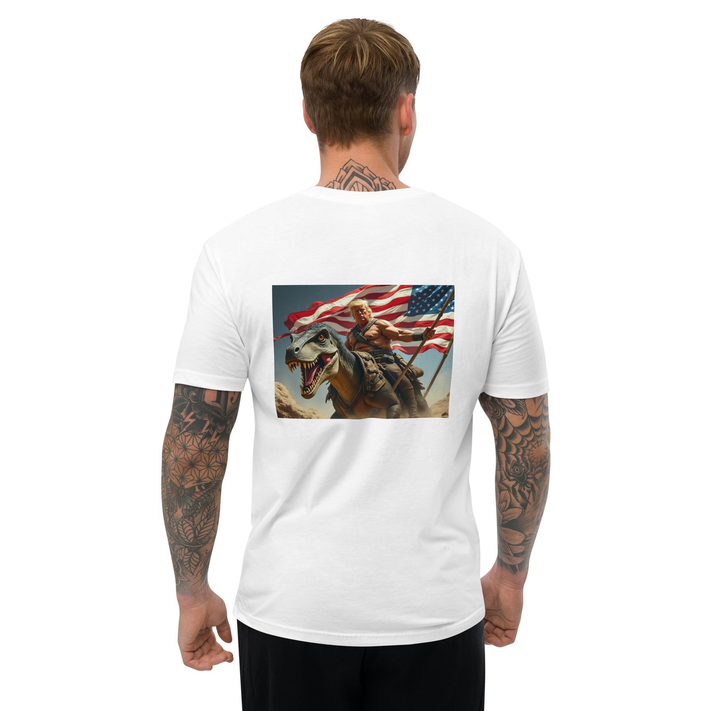 Capt Kyle Patriots Raptor Trump Short Sleeve Fitted T-shirt