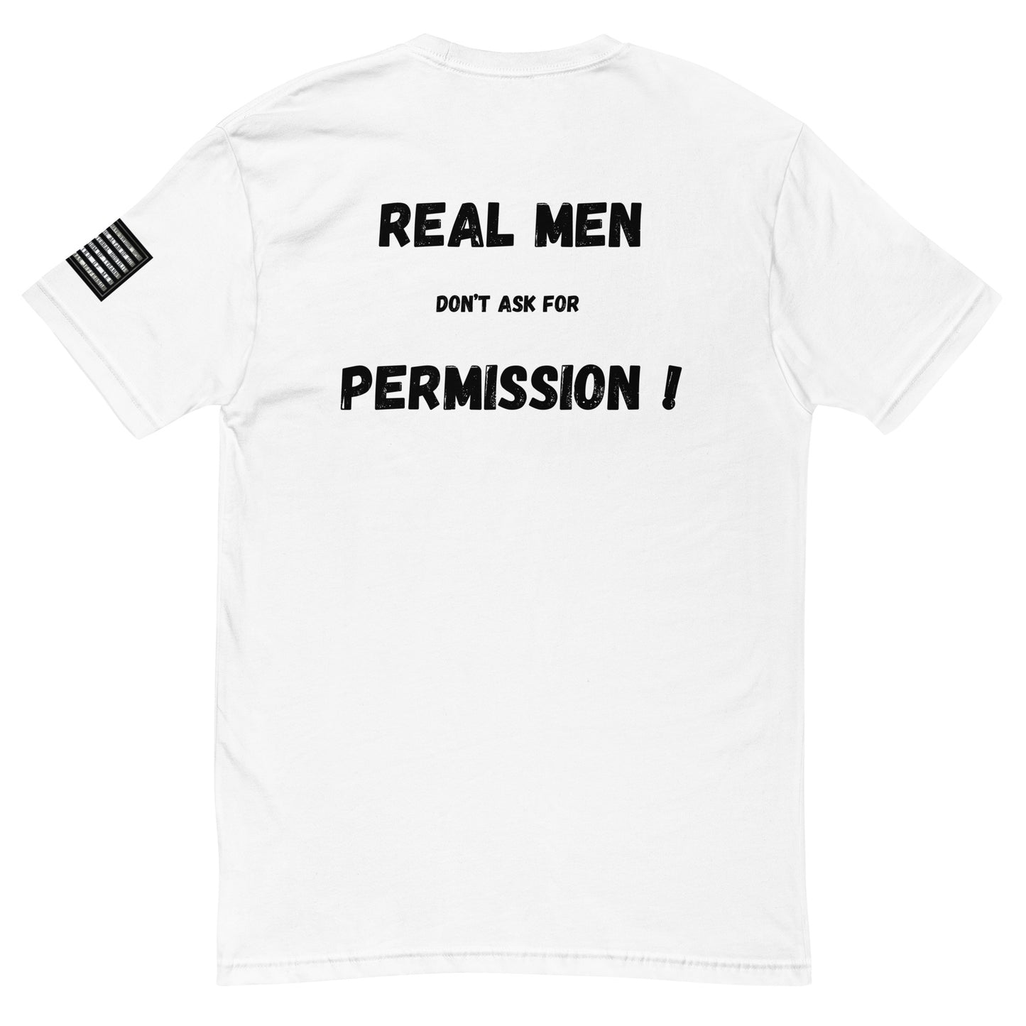 Capt Kyle Patriots Real Don't ask for Permission Fitted Short Sleeve T-shirt