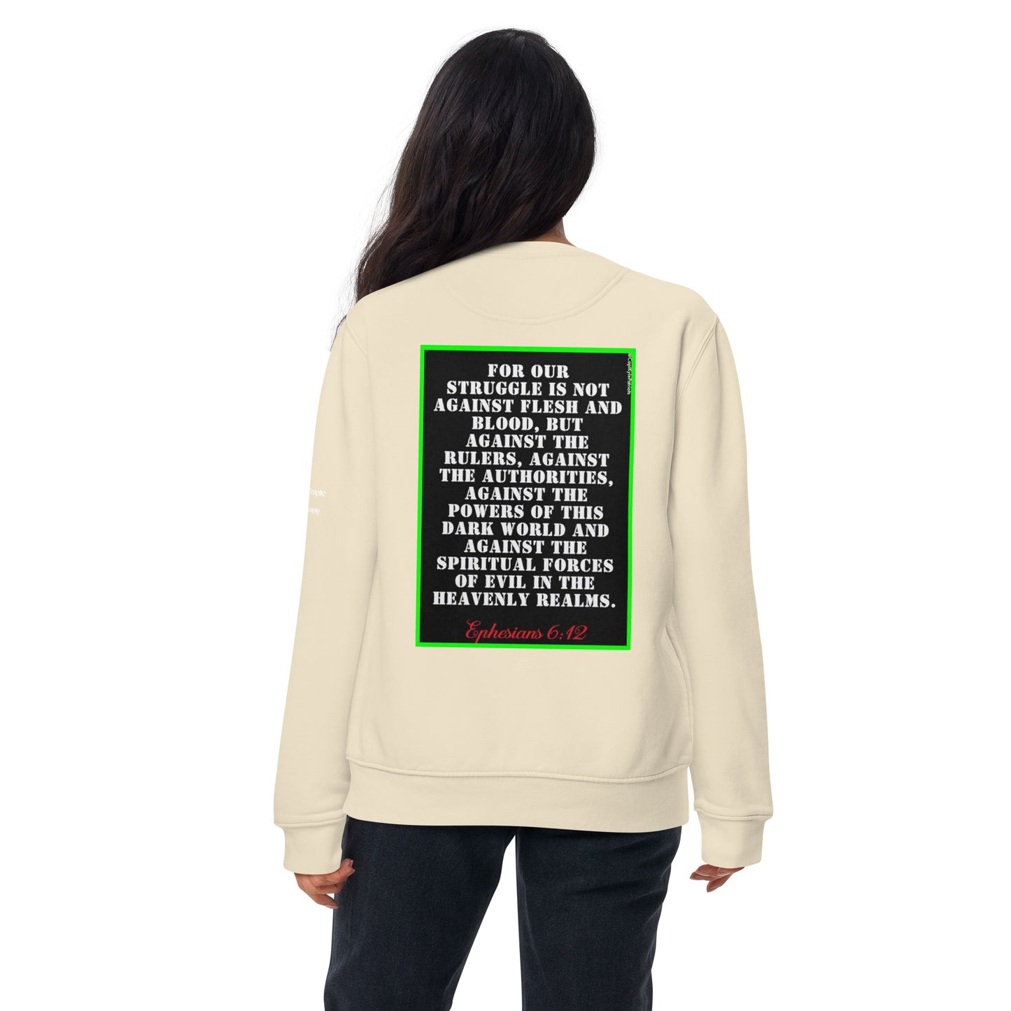 Capt Kyle Patriots Ephesians 6:12 Premium Sweatshirt