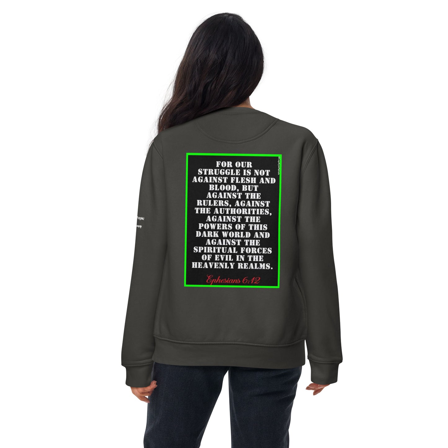 Capt Kyle Patriots Ephesians 6:12 Premium Sweatshirt