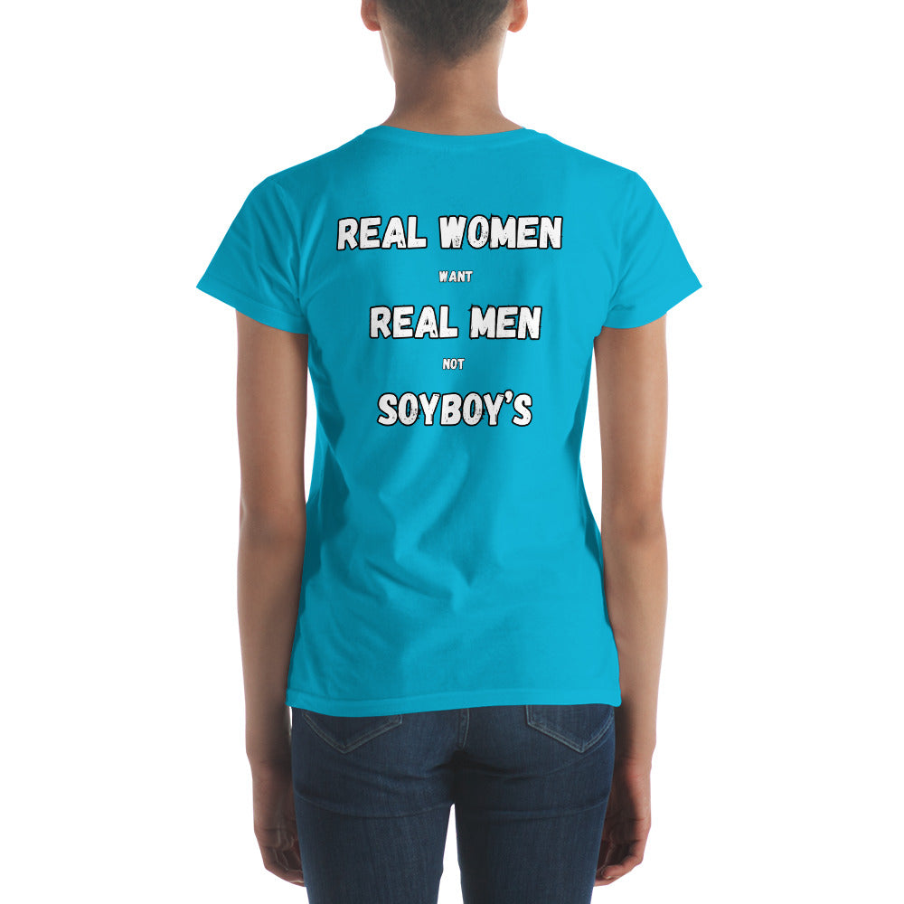 Capt Kyle Patriots Real Women Want Real Men / Women's short sleeve t-shirt