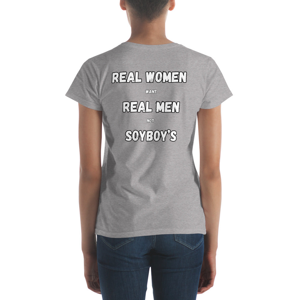 Capt Kyle Patriots Real Women Want Real Men / Women's short sleeve t-shirt