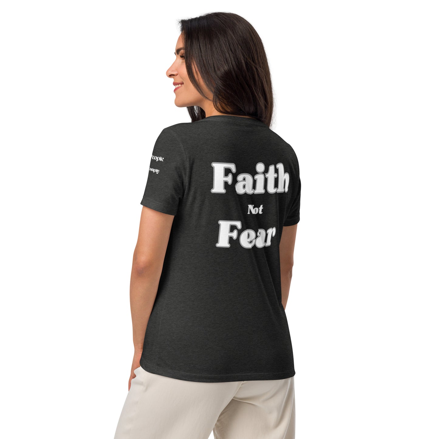 Capt Kyle Patriots Faith not Fear / Women’s relaxed V-neck t-shirt