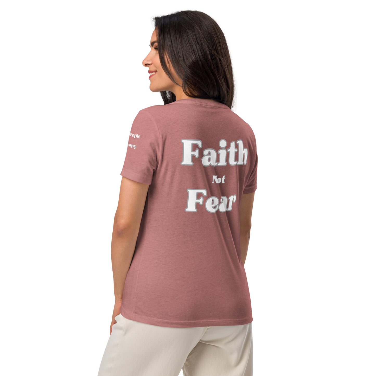 Capt Kyle Patriots Faith not Fear / Women’s relaxed V-neck t-shirt