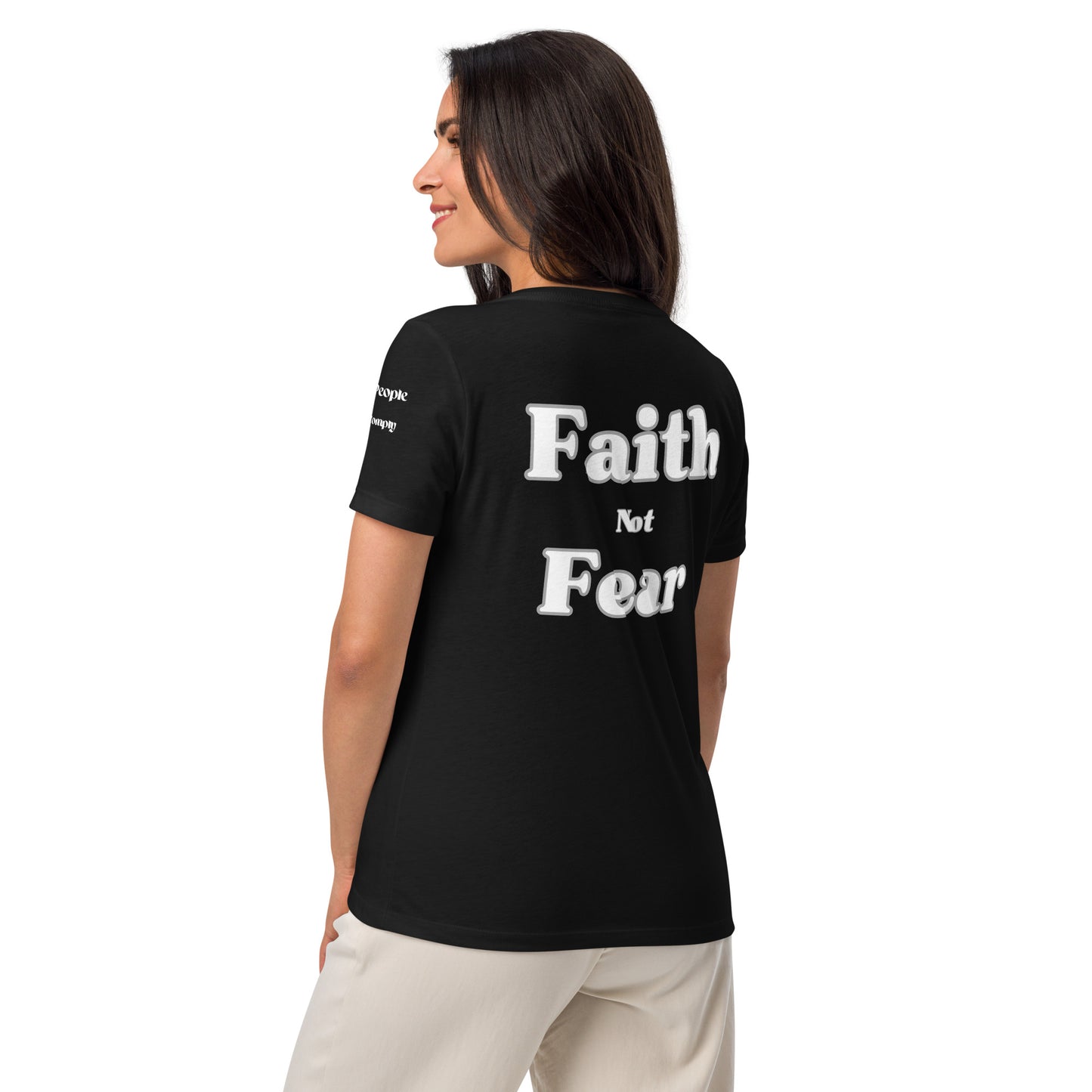 Capt Kyle Patriots Faith not Fear / Women’s relaxed V-neck t-shirt